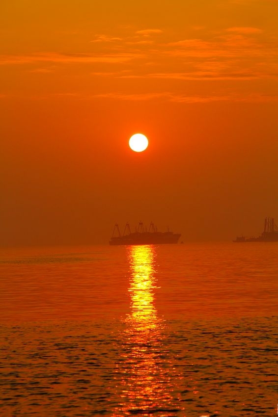 北海银滩的太阳