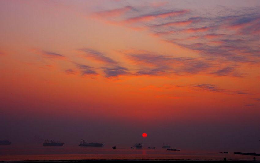 北海银滩的太阳