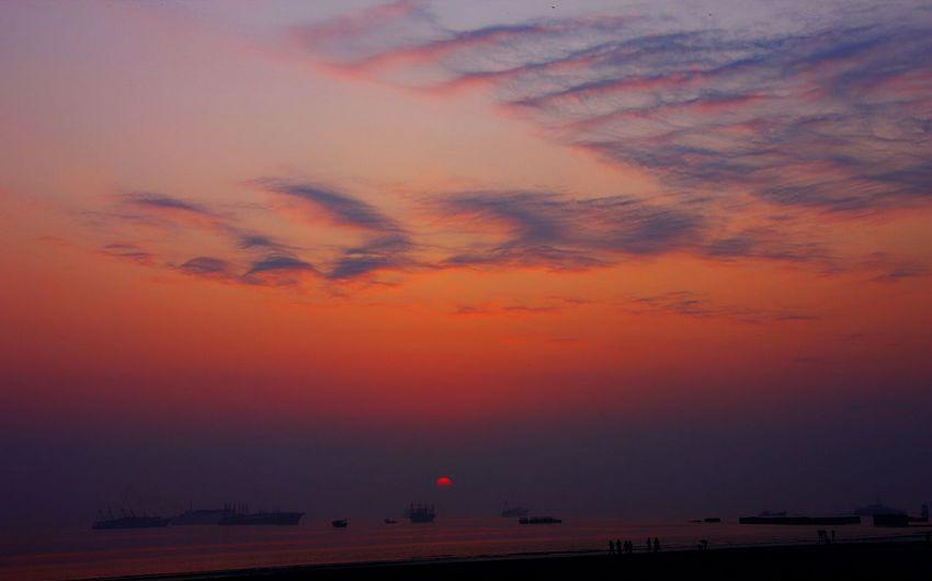北海银滩的太阳