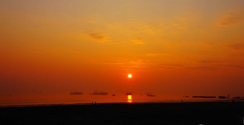北海银滩的太阳