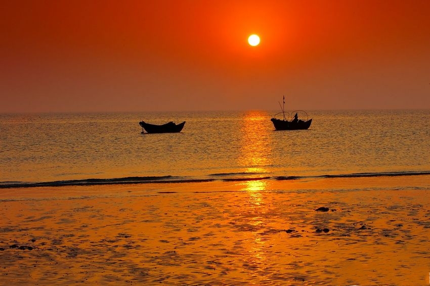 北海银滩的太阳