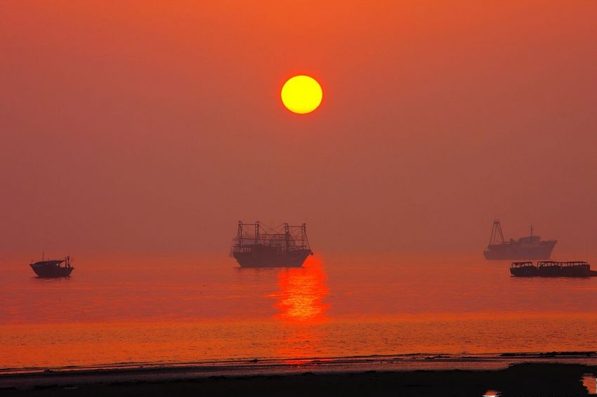 北海银滩的太阳