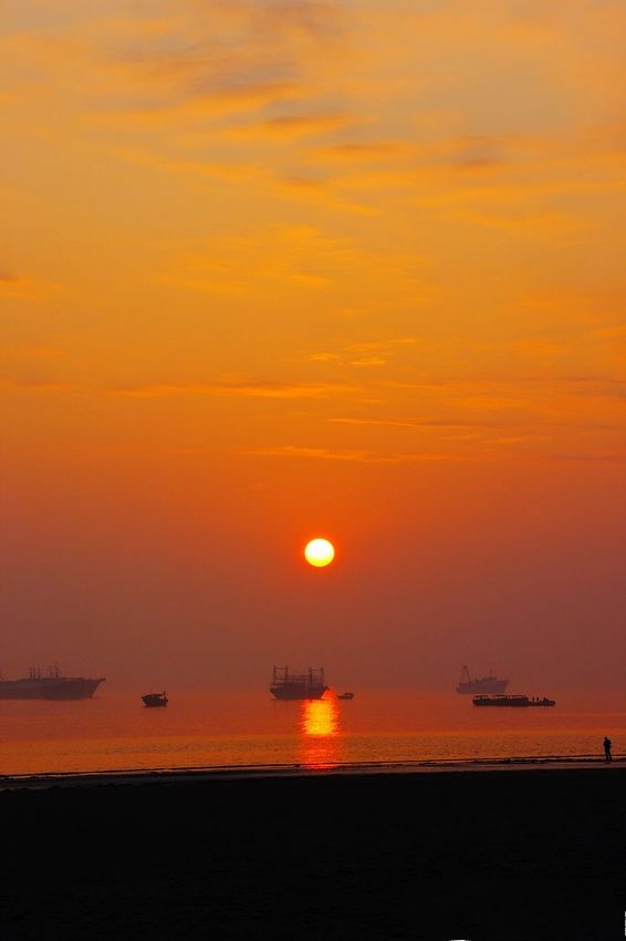 北海银滩的太阳