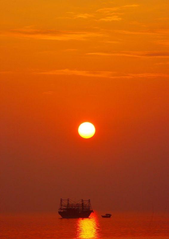 北海银滩的太阳