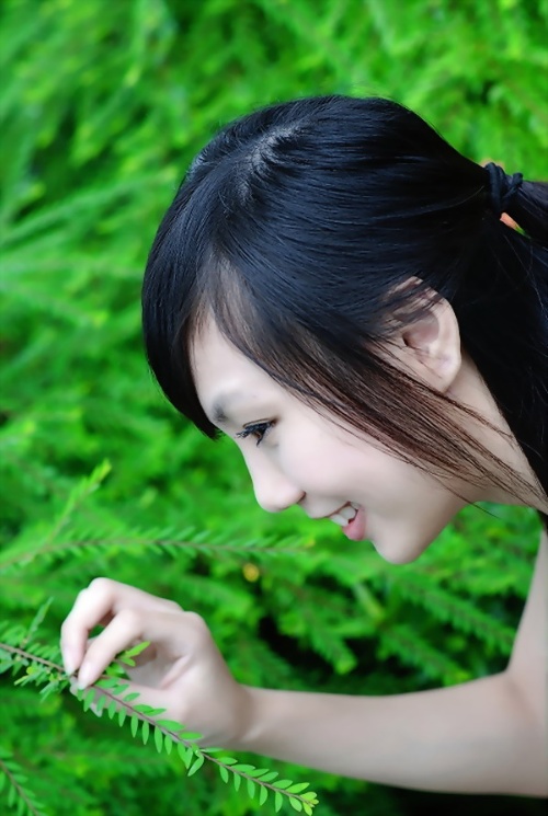 可爱的小姑娘